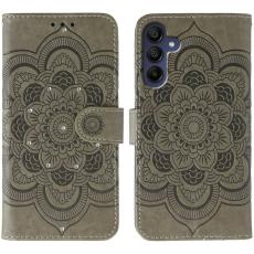OEM - Mobilskal till Samsung Galaxy S26 KonstL&auml;der Mandala Tryck - Gr&aring;