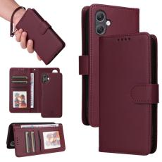 BETOPNICE - BETOPNICE Samsung Galaxy A06 4G Pl&aring;nboksfodral Konstl&auml;der - Vinr&ouml;d