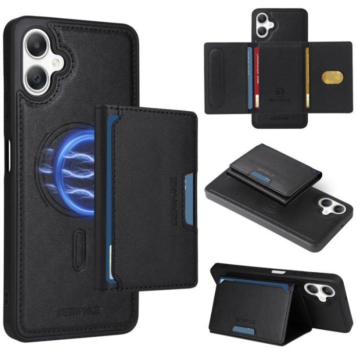 BETOPNICE - BETOPNICE Samsung Galaxy A06 4G Fodral KonstLäder - Svart