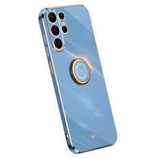 Taltech - Galaxy S24 Ultra Mobilskal Ringhållare - Blå