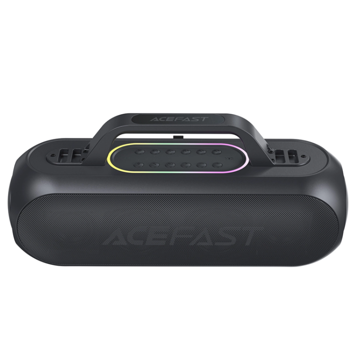 Acefast - Acefast Trådlös Högtalare Med 2 Microphone - Svart