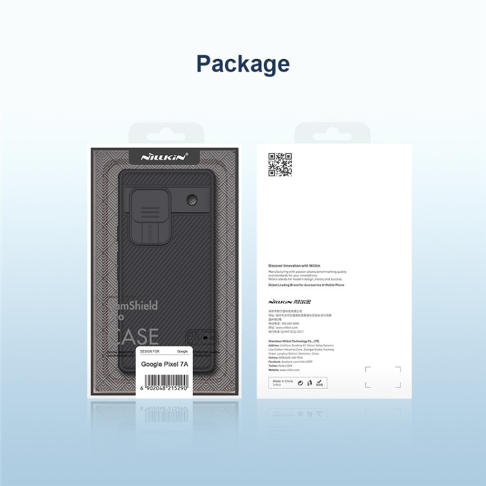 Nillkin - Nillkin Google Pixel 7A Mobilskal CamShield Pro - Svart