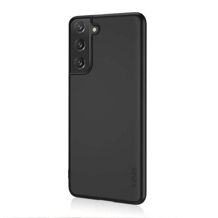 X-Level - X-LEVEL Frosted TPU Fodral för Samsung Galaxy S21+ 5G - Svart