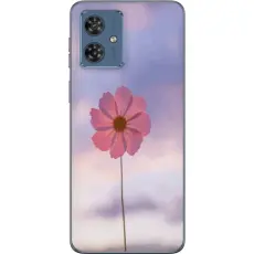 Gustaf - Mobilskal till Motorola Moto G54 med Rosa blomma