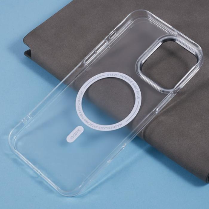 X-Level - X-LEVEL Misty Series Mobilskal till iPhone 16 Pro Max MagSafe Matt Vit