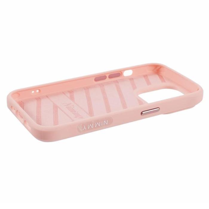 NIMMY - NIMMY iPhone 14 Pro Max Mobilskal Glasses Pet Gen 2 - Rosa Coat Cat