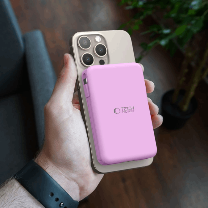 Tech-Protect - Tech-Protect Magsafe Powerbank 10000mAh PB31 LifeMag - Lavender