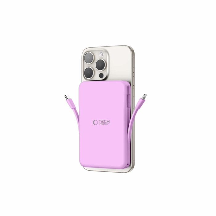 Tech-Protect - Tech-Protect Magsafe Powerbank 10000mAh PB31 LifeMag - Lavender