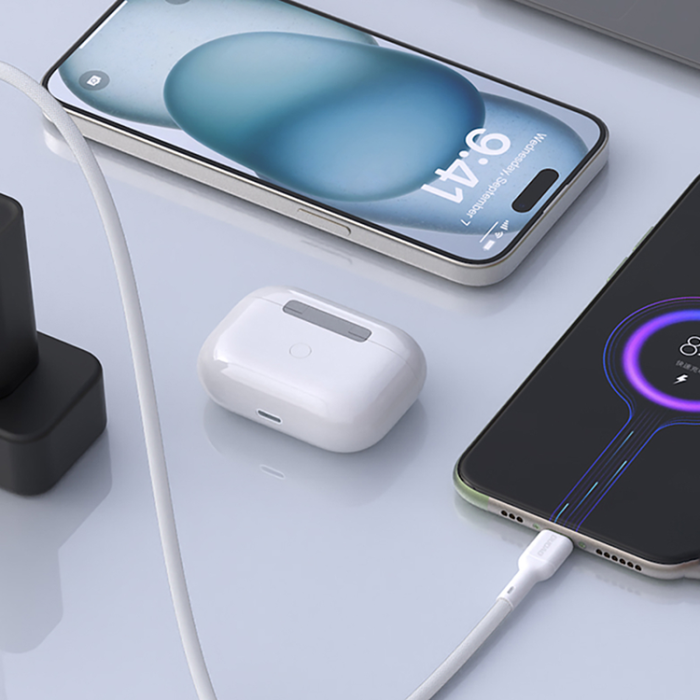 Dudao - Dudao USB-A - USB-C kabel 5A 1m L9T - Vit