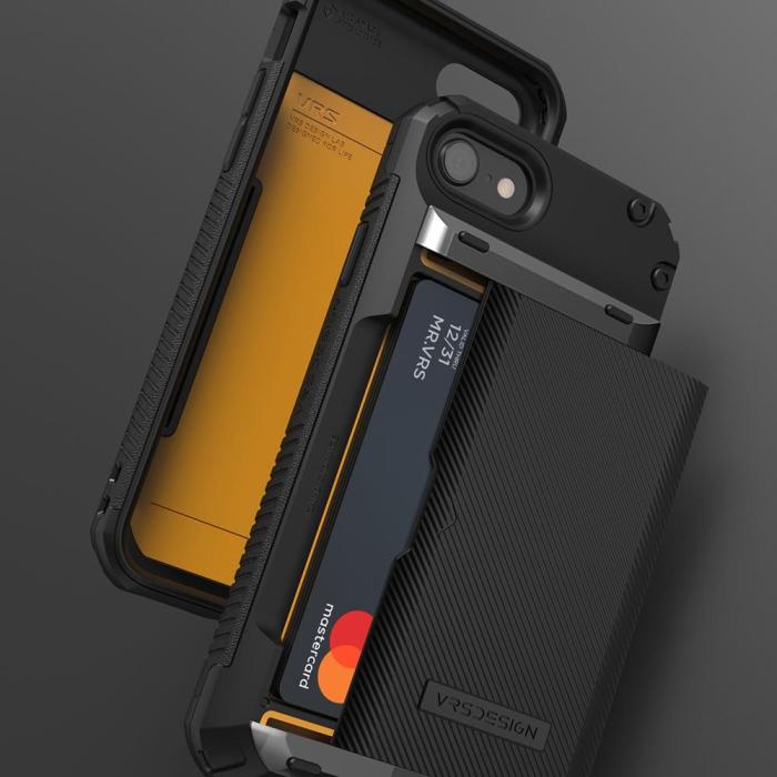 VERUS - VRS DESIGN Damda Glide Pro Skal iPhone 7/8/SE (2020/2022) - Svart