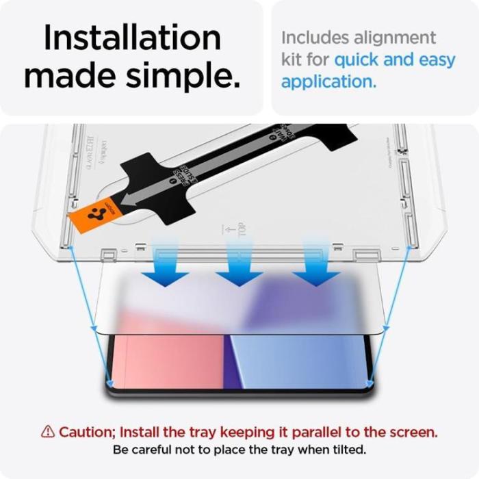 Spigen - Spigen iPad Pro 13 (2024) Härdat Glas Skärmskydd GLAS.TR 