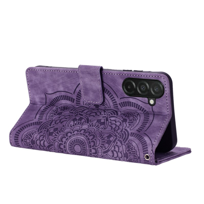 WANLONFENG - WANLONFENG Galaxy A26 Plånboksfodral med 2Pcs Härdat Glas MTL