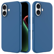 A-One Brand - iPhone 17 Mobilskal Liquid Silikon - Blå