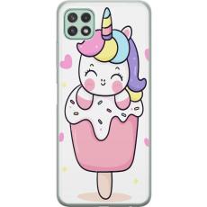 iSecrets - Mobilskal till Samsung Galaxy A22 5G med Glad enhörning