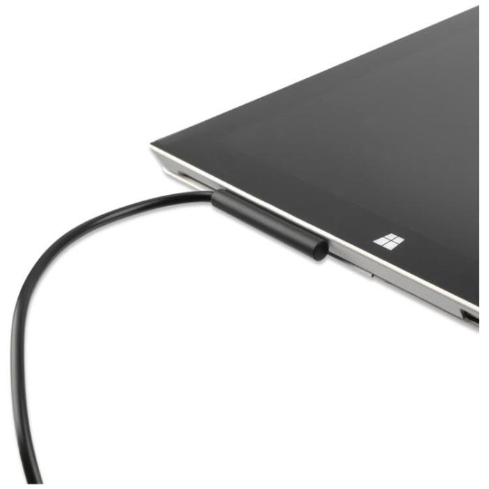 4smarts - 4smarts USB-C 5A Anslutningskabel För Microsoft Surface 1m - Svart