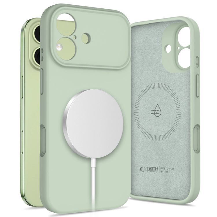 Tech-Protect iPhone 17 Mobilskal Magsafe Silikon - Sage | 2353 | AlltMobil