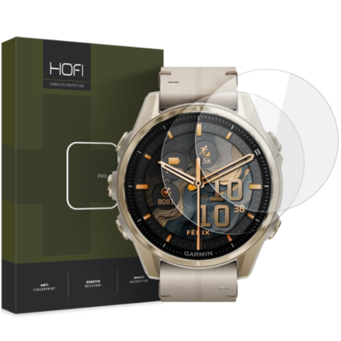 Hofi - Hofi Garmin Fenix 8 (43 mm) Skärmskydd Pro+