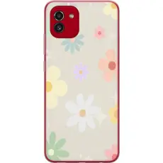 Gustaf - Mobilskal till Samsung Galaxy A03 med fejdande blommor