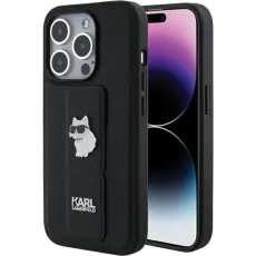 KARL LAGERFELD - Karl Lagerfeld Mobilskal till iPhone 15 Pro Max Gripstand Saffiano