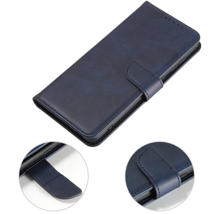 UTGATT5 - Magnet Elegant Kickstand Fodral Samsung Galaxy A51 5G - Blå