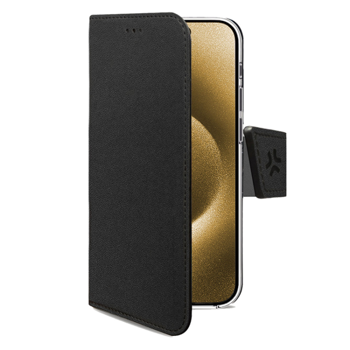 Celly - Celly iPhone 17 Air Plånboksfodral Wally Läder - Svart