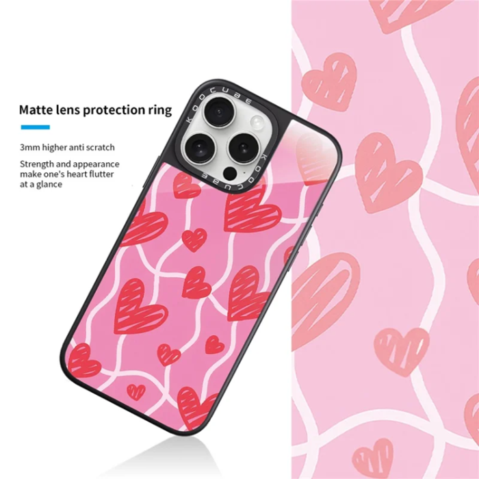 A-One Brand - iPhone 15 Pro Max Mobilskal MagSafe Aluminium Silikon