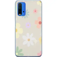 Gustaf - Mobilskal till Xiaomi Redmi 9T med fejdande blommor