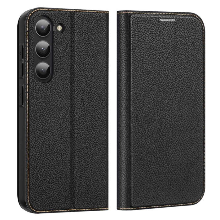 Dux Ducis - Dux Ducis Galaxy S23 Plånboksfodral Skin X2 Magnetic - Svart