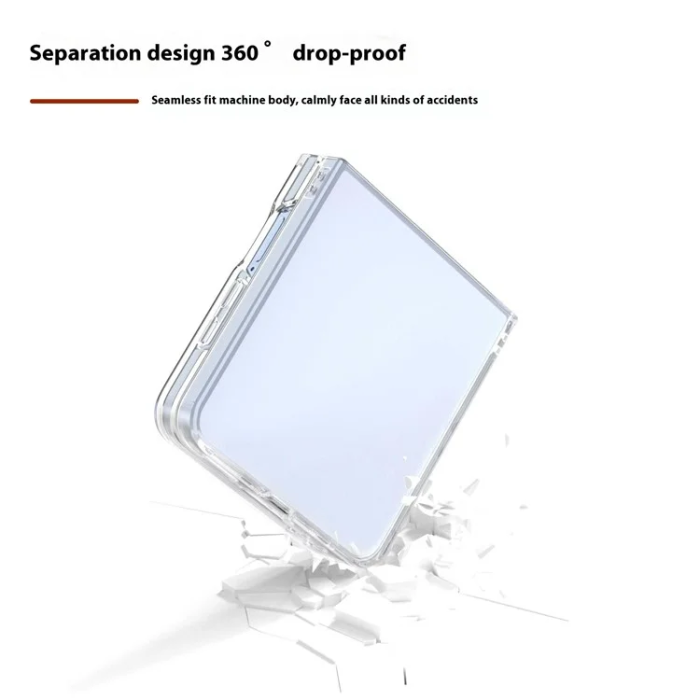 A-One Brand - Galaxy Z Flip 7 Mobilskal Anti-Drop Hard PC - Clear