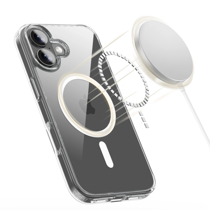 Tech-Protect - Tech-Protect iPhone 17 Mobilskal Magsafe Flexair Hybrid - Clear
