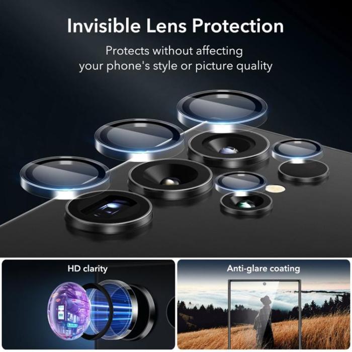 UTGATT - [2-Pack] ESR Galaxy S24 Ultra Härdat glas Skärmskydd Set