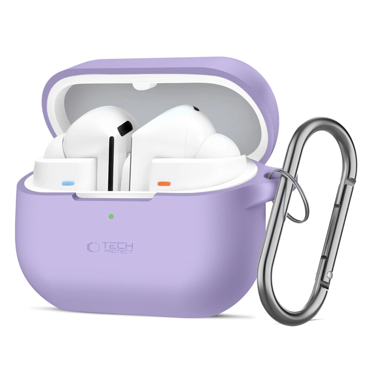 Tech-Protect Galaxy Buds 3/3 Pro Skal Silikon Hook - Lavender | 2353 | AlltMobil