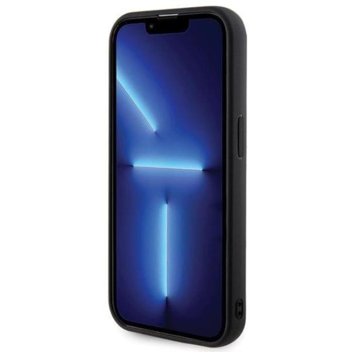 Guess - Guess iPhone 15 Pro Max Mobilskal Quilted Metal Logo - Svart