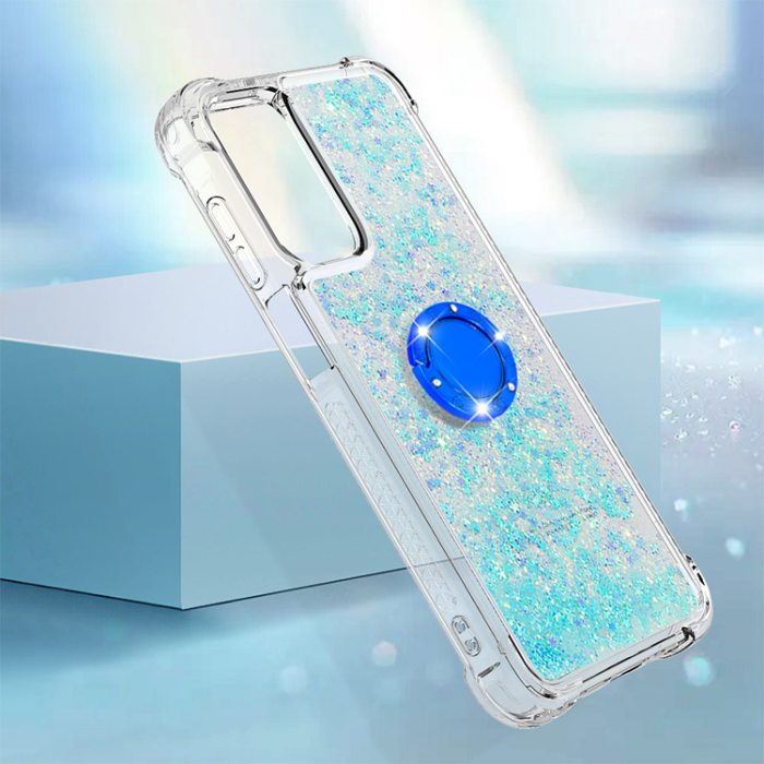 A-One Brand - Galaxy A17/A26 Mobilskal Kickstand Quicksand TPU - Blå