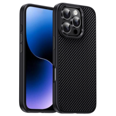 iPaky - IPAKY iPhone 16 Pro Max Mobilskal Carbon Fiber - Svart