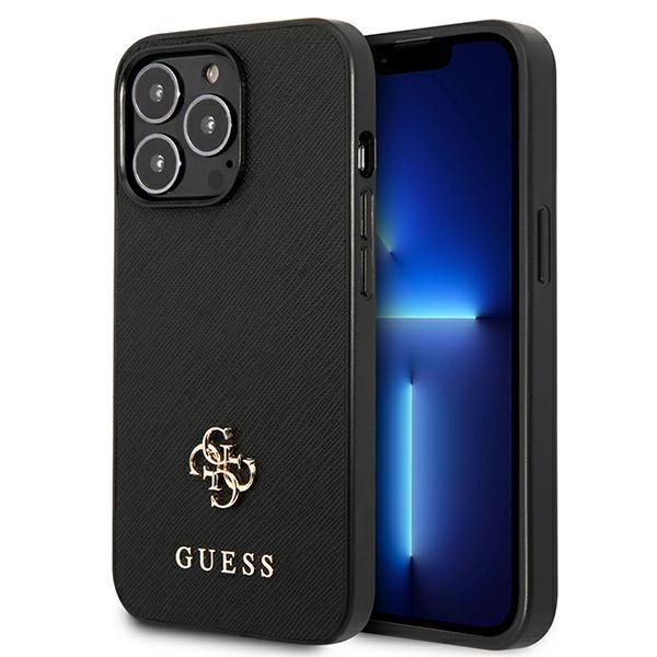 Guess Mobilskal till iPhone 13 Pro/13 Saffiano 4G Metal