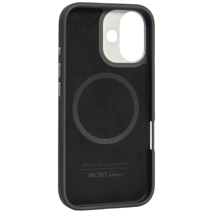 Audi - Audi iPhone 17 Mobilskal MagSafe Carbon Fiber Sport Red Circle
