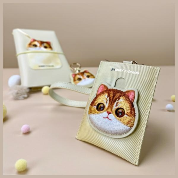 NIMMY - Nimmy Korthållare Big Eyed Pet 2.0 Cat - Khaki