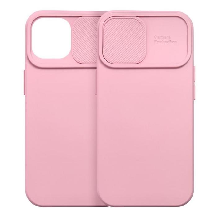 OEM - iPhone 15 Plus Mobilskal Slide - Ljusrosa