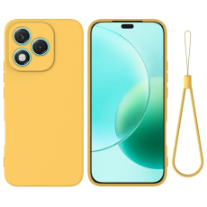A-One Brand - Honor 400 Lite 5G Mobilskal Flytande Silikon - Gul