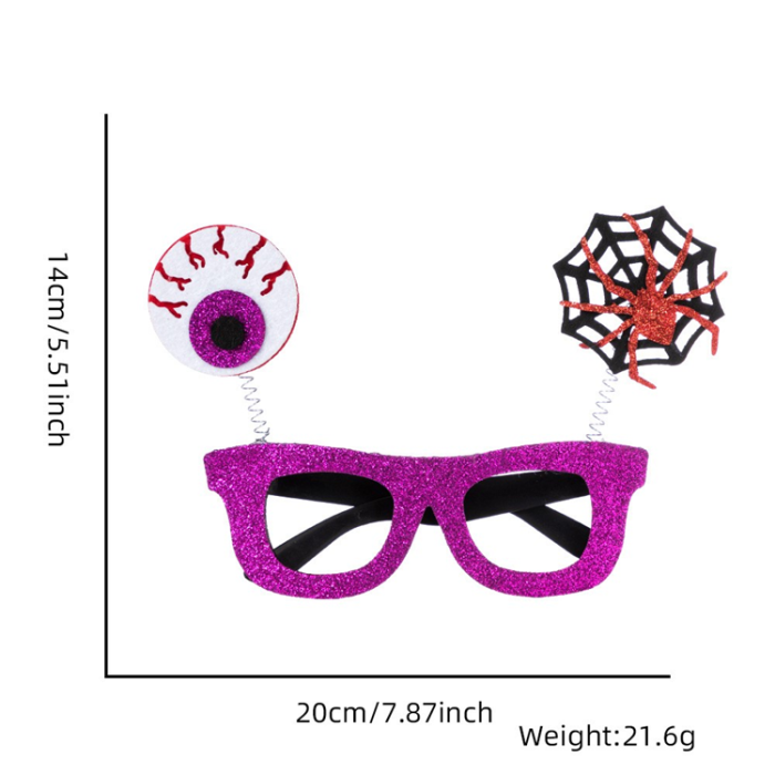 OEM - Halloween Barnglasögon Festdekoration Plast+Filt - Spöke