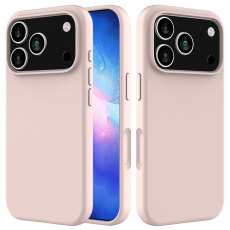 A-One Brand - iPhone 17 Pro Mobilskal Liquid Silikon - Rosa