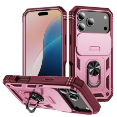 A-One Brand - iPhone 17 Pro Max Mobilskal Slide Camshield Kickstand