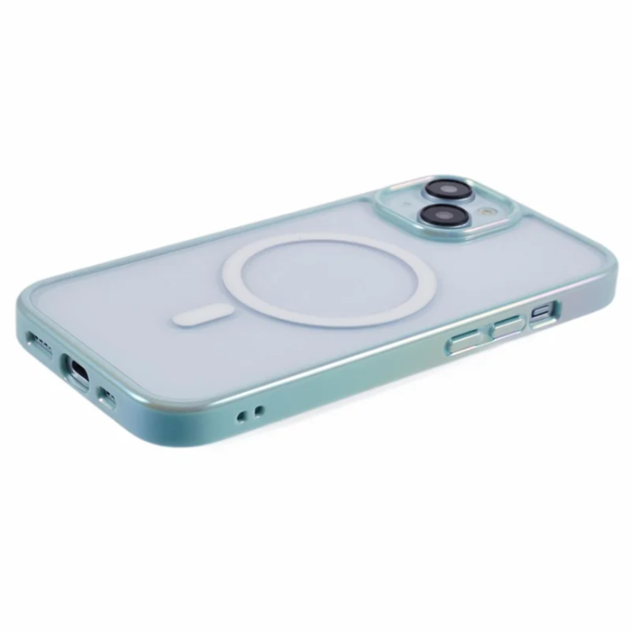 KIGC - KIGC iPhone 15 Mobilskal Magsafe Dazzling Color - Grön