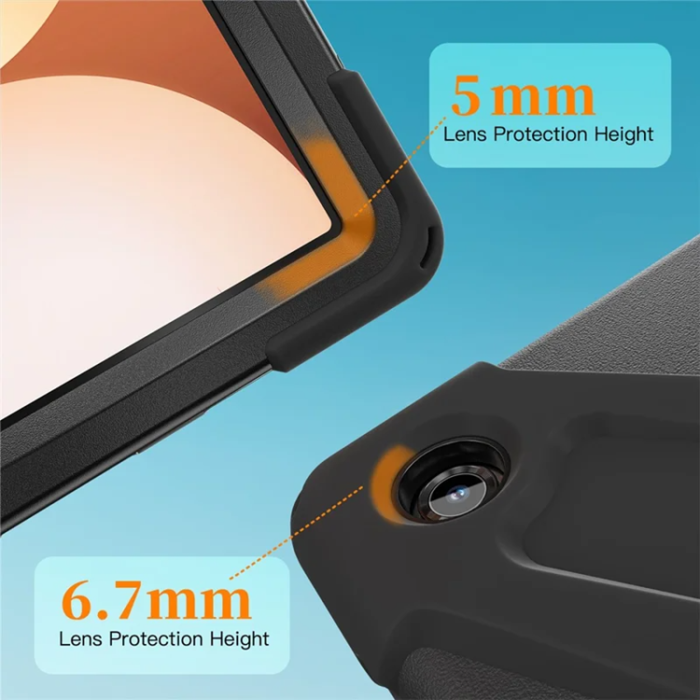 A-One Brand - Galaxy Tab A11 Plus Mobilskal Kickstand Silikon Axelrem