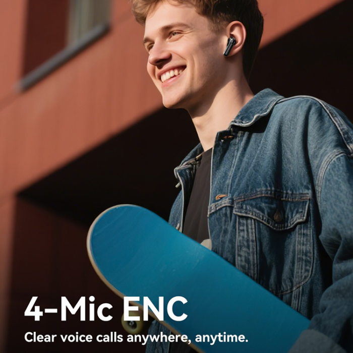 Joyroom - Joyroom In-Ear Hörlurar Bluetooth ANC JR-FN3 - Svart