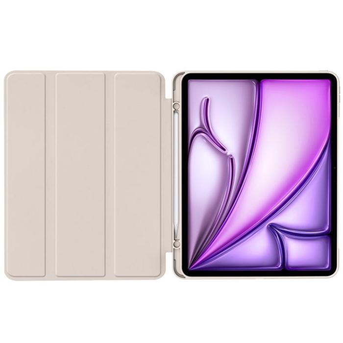 Tech-Protect - Tech-Protect iPad Air 13 (2024) Fodral med pennfack - Starlight