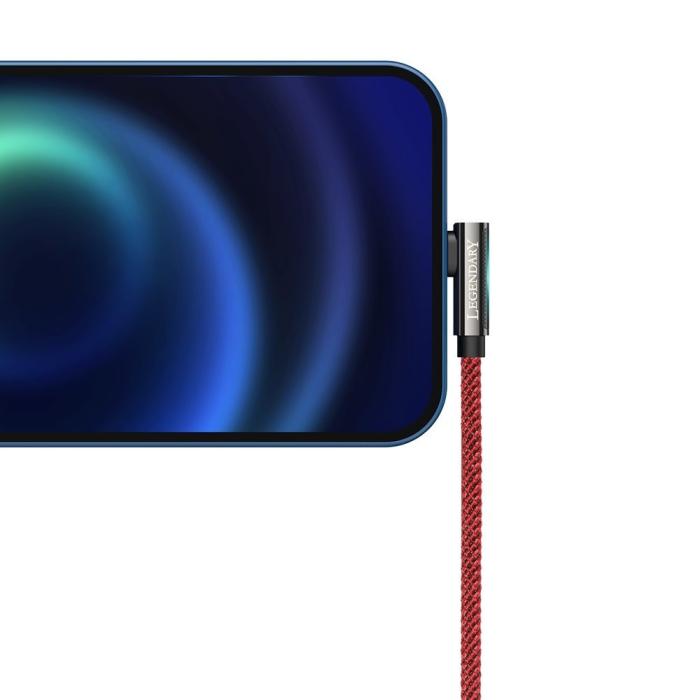 UTGATT5 - Baseus Lightning Kabel USB 2.4A 1m - Röd