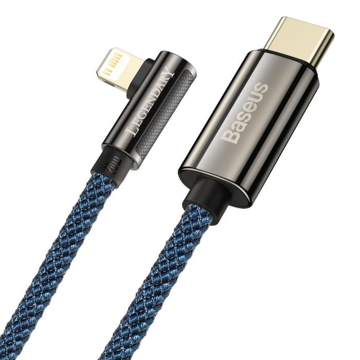 UTGATT5 - Baseus Lightning Kabel USB-C 20W 1m - Blå