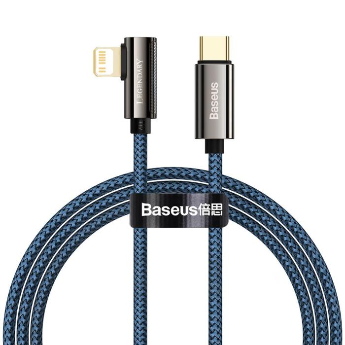 UTGATT5 - Baseus Lightning Kabel USB-C 20W 1m - Blå